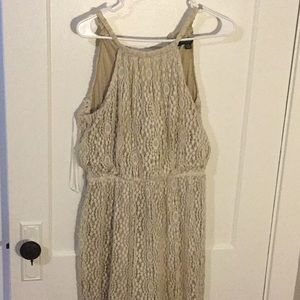 Cream long dress